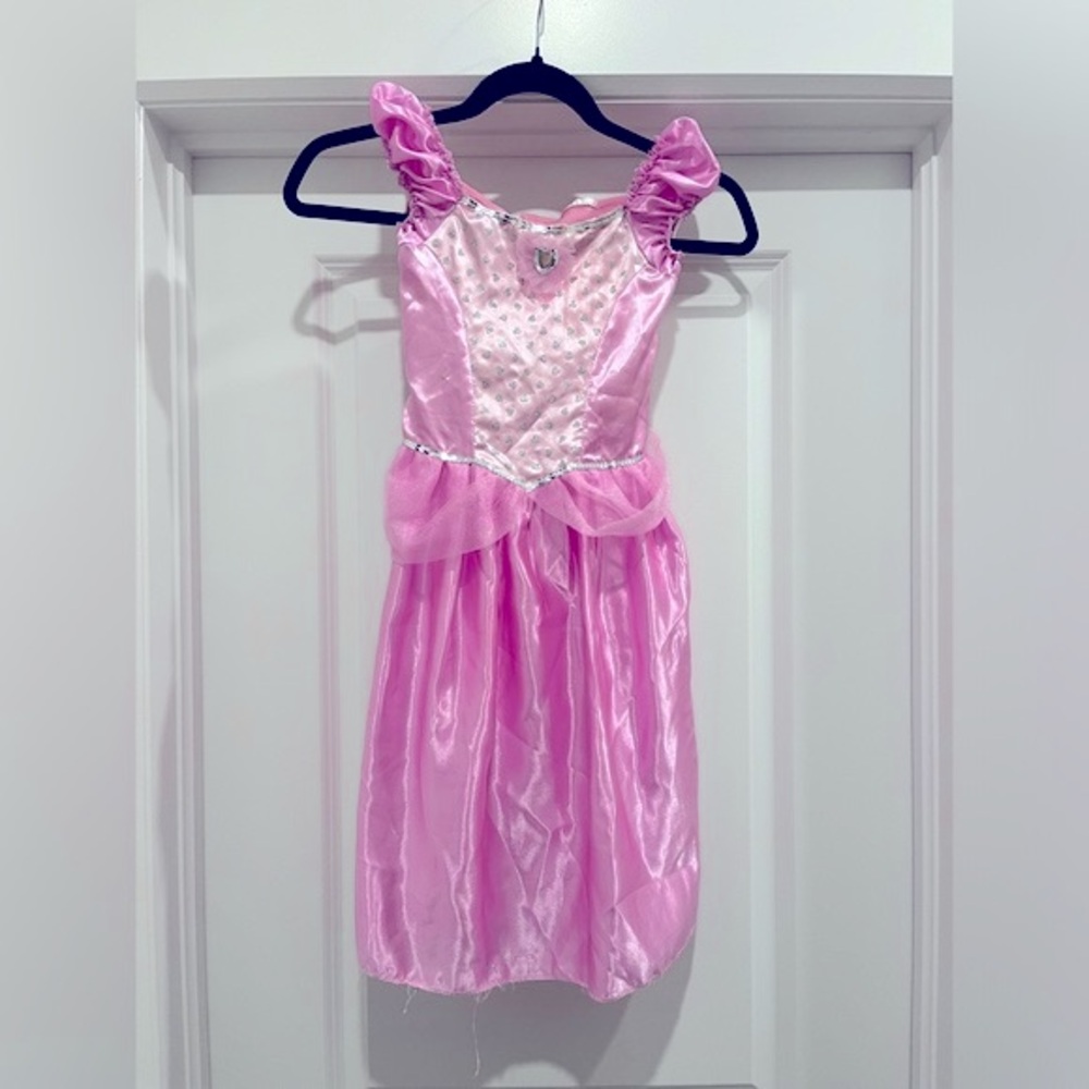 DISNEY princess pink gown costume size 3-4